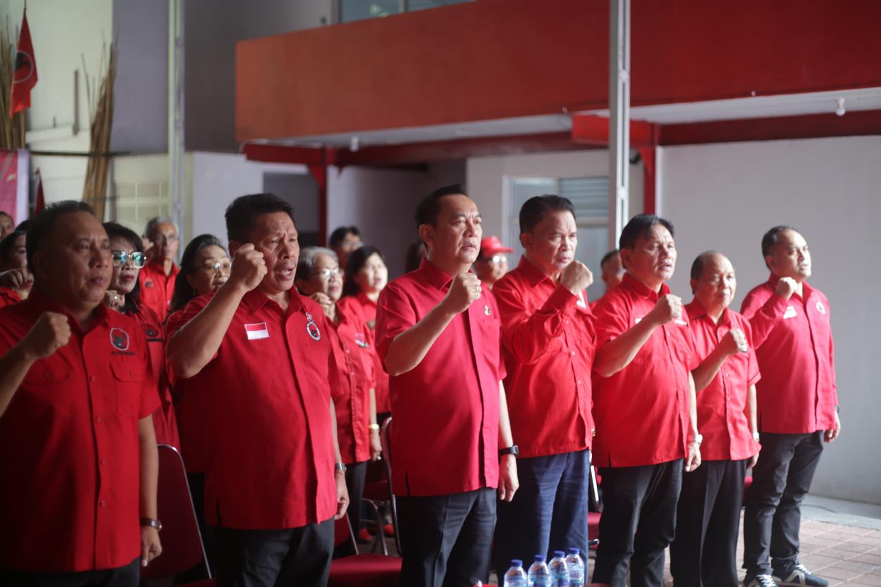 DPC PDI Perjuangan Kota Tomohon Teguhkan Pengorganisiran Akar Rumput Menuju 2029